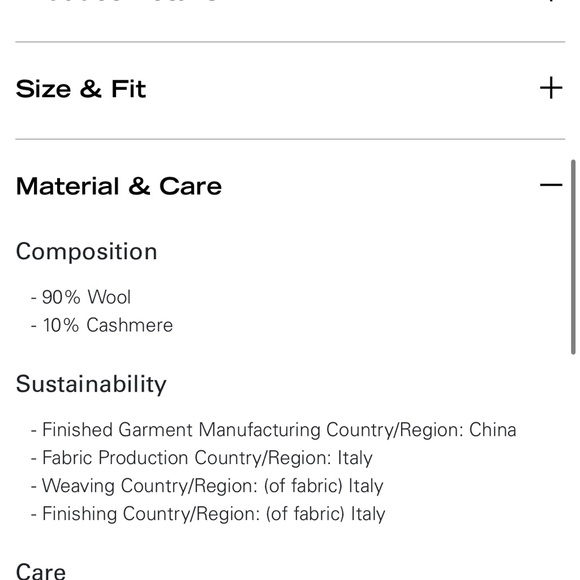 Wool and cashmere coat - Picture 6 of 7